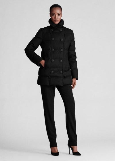 Chaquetas De Plumas Ralph Lauren Mujer Negros - Nigel Virgin Wool - VCKPH6529